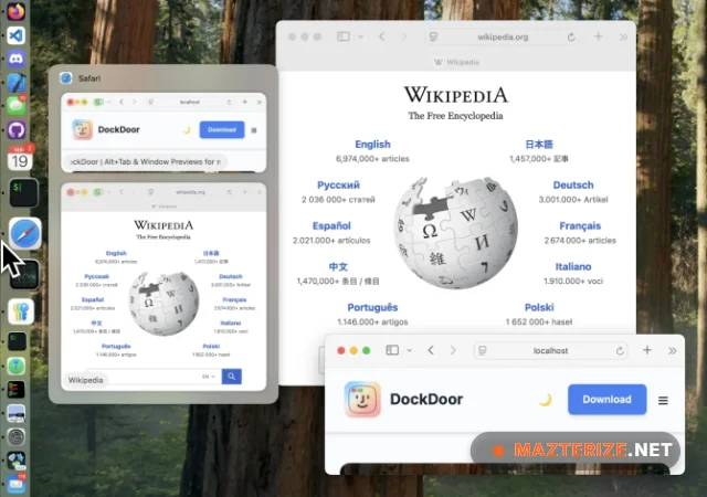 DockDoor 1.35 For Mac DockDoor screenshots