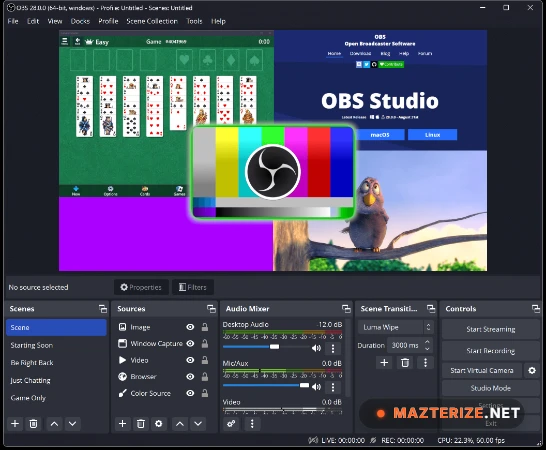 OBS Studio 32.1.1 For Mac OBS Studio 32.1.1 screenshots
