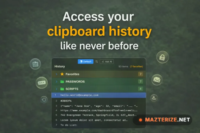 PasteJet 1.5.2 For Mac PasteJet screenshot