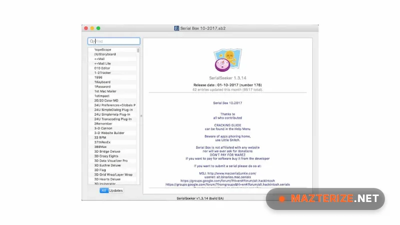 Serial Box & SerialSeeker Q2-2026 for MacOS