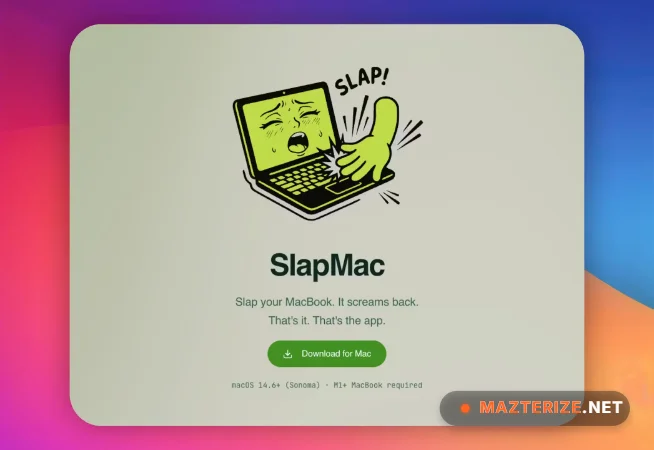 SlapMac screenshot