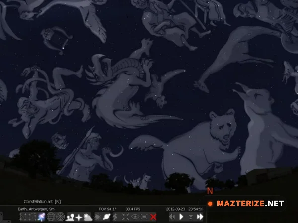 Stellarium Astronomy Software 26.1 for Windows Stellarium Astronomy Screenshots