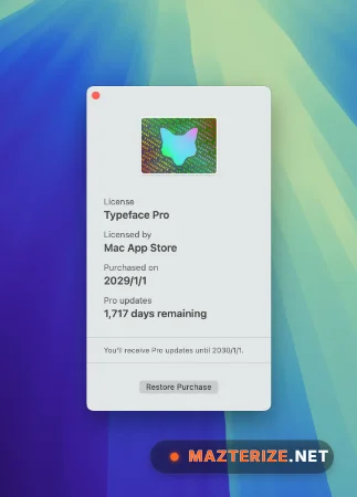Typeface 4.3.0 for Mac Typeface 4.3.0 screenshots