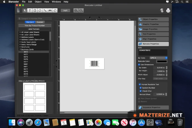 iBarcoder 3.17.8 For Mac iBarcoder 3.17.8 screenshots