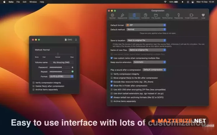Keka 1.6.3 For Mac keka 1.6.3 Screenshot