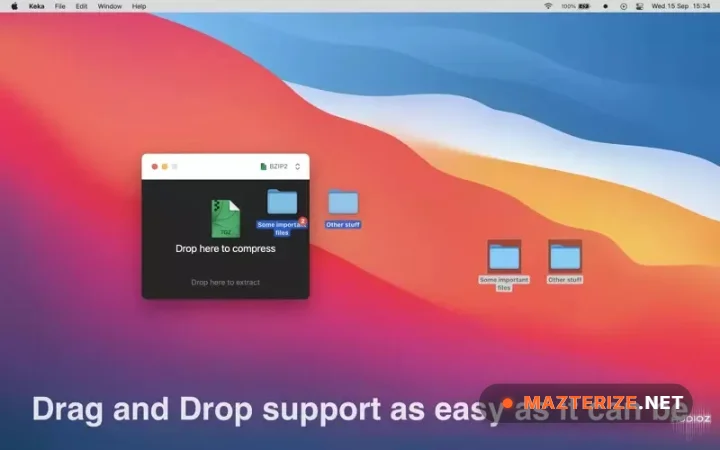 Keka 1.6.3 For Mac keka 1.6.3 Screenshot
