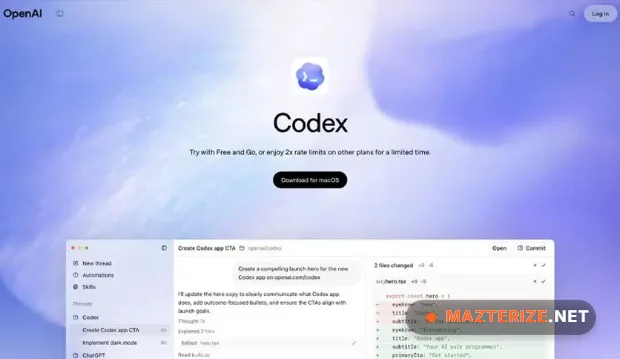 OpenAI Codex Download (Latest 2026) OpenAI Codex Download