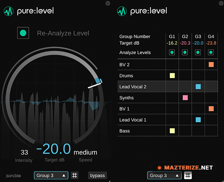 Sonible Pure:level v1.0.2 For Mac Sonible Pure level screenshot