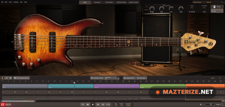 Toontrack EZbass v1.3.4 for Windows Toontrack EZbass screenshot
