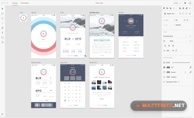 Adobe XD 50.0.12 for MacOS Free Download Adobe XD screenshots