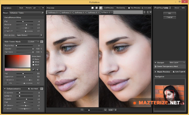 Imagenomic Portraiture 4.5 for Photoshop MacOs Imagenomic Portraiture screenshot
