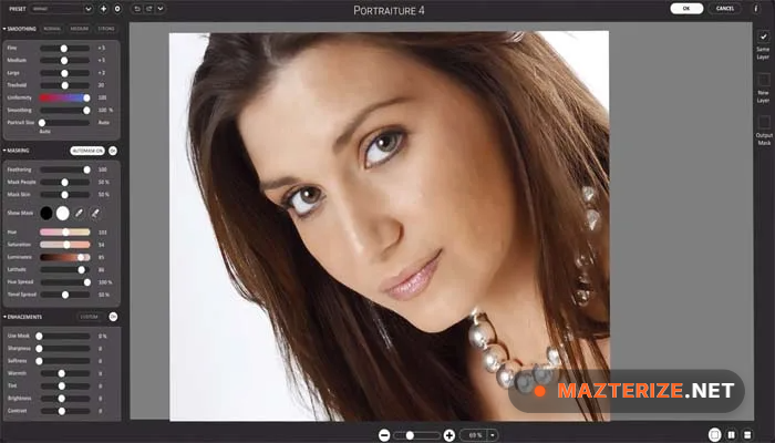 Imagenomic Portraiture 4.5 for Photoshop MacOs Imagenomic Portraiture screenshot